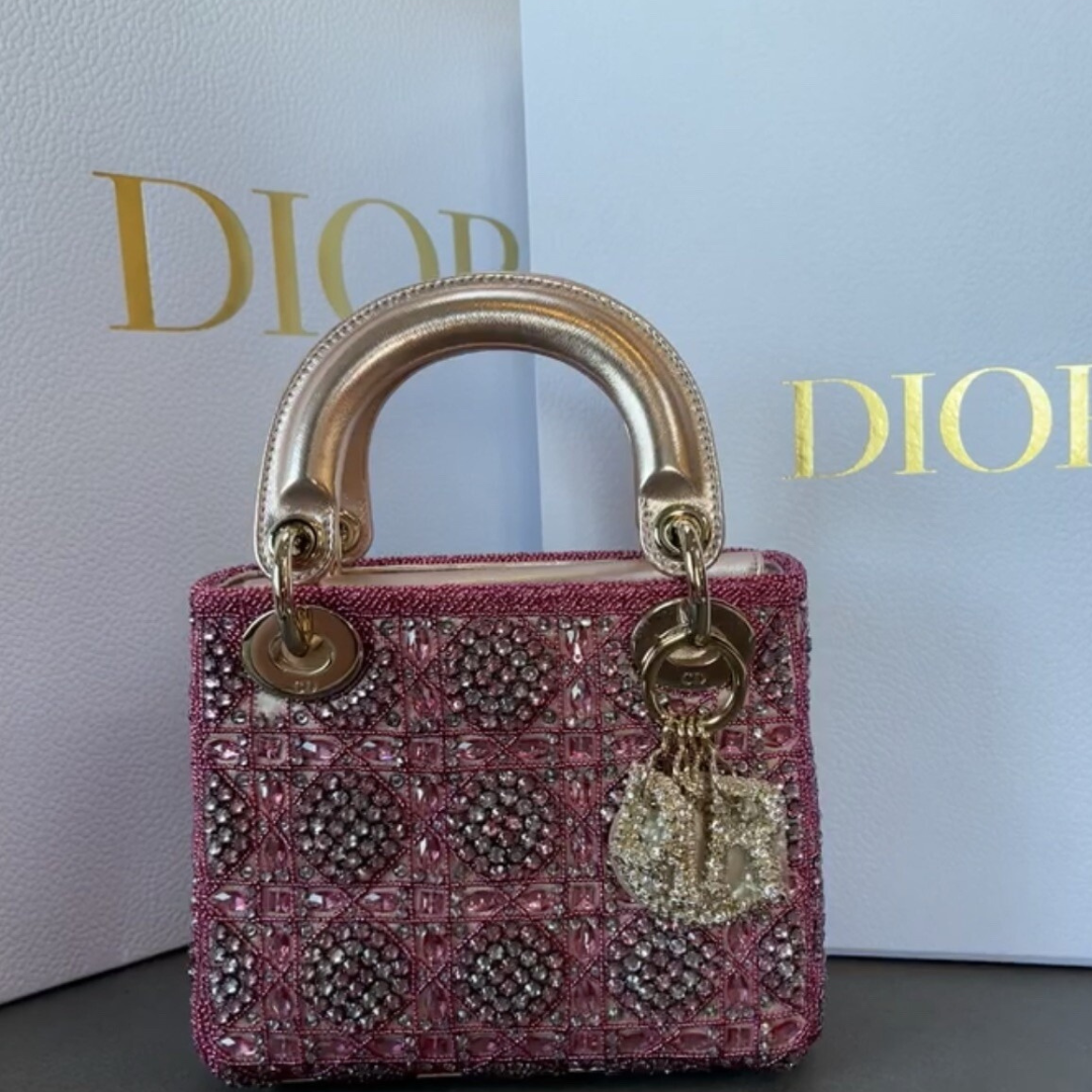 LADY DIOR MINI PERLEN