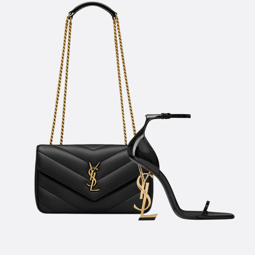 YSL SIGNATURE-KIT – LOULOU-TASCHE & OPYUM-SANDALE